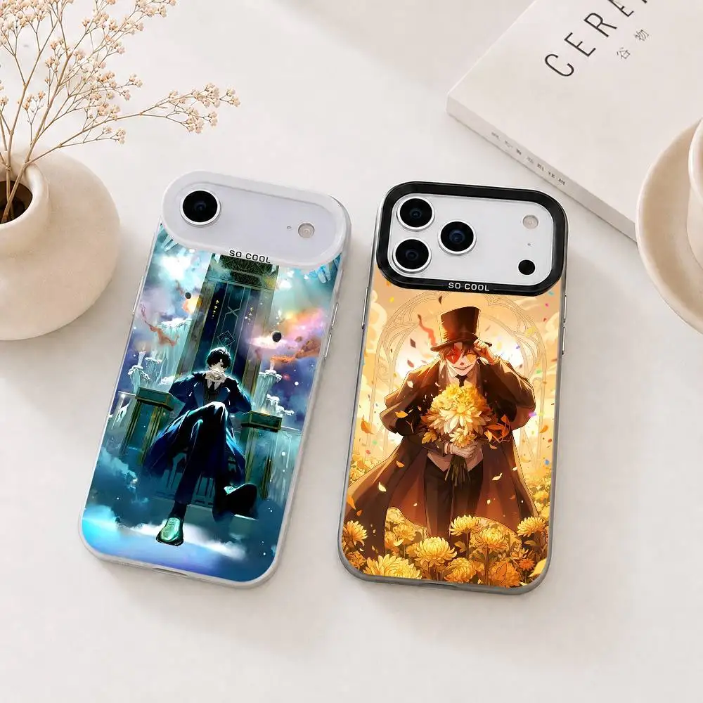 

POP Lord Of Mysteries gift Phone Case For iPhone 17,16,15,14,13,12,11 Plus,Pro Max,XS,Colorful Silver Black Cover