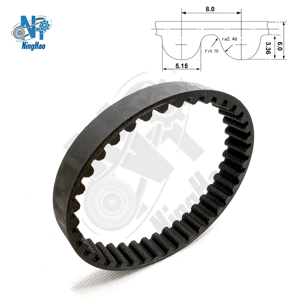 HTD 8M Timing Belt Width 15mm 20mm 25mm 30mm 40mm Rubber Closed Loop Belt Length Perimeter 256mm ~ 480mm HTD8M Synchronous Belts