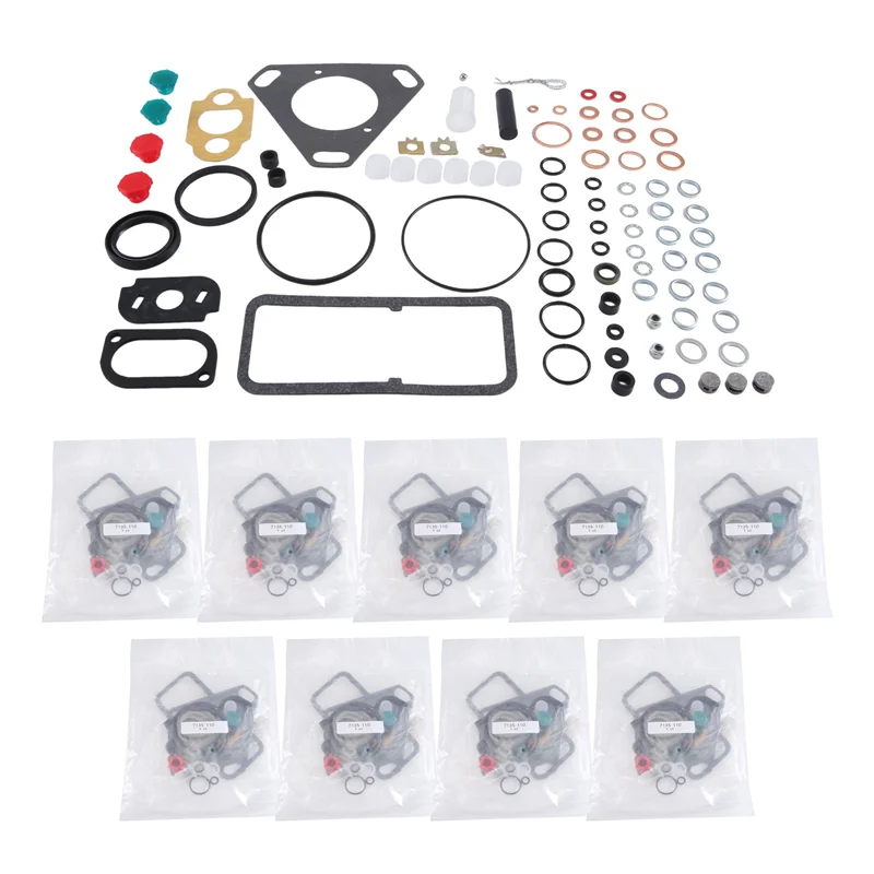 

10Set 7135-110 CAV7135-110 Repair Accessories Parts Kit For Ford Massey Ferguson CAV DPA Injection Pump Repair Gaskets Seals