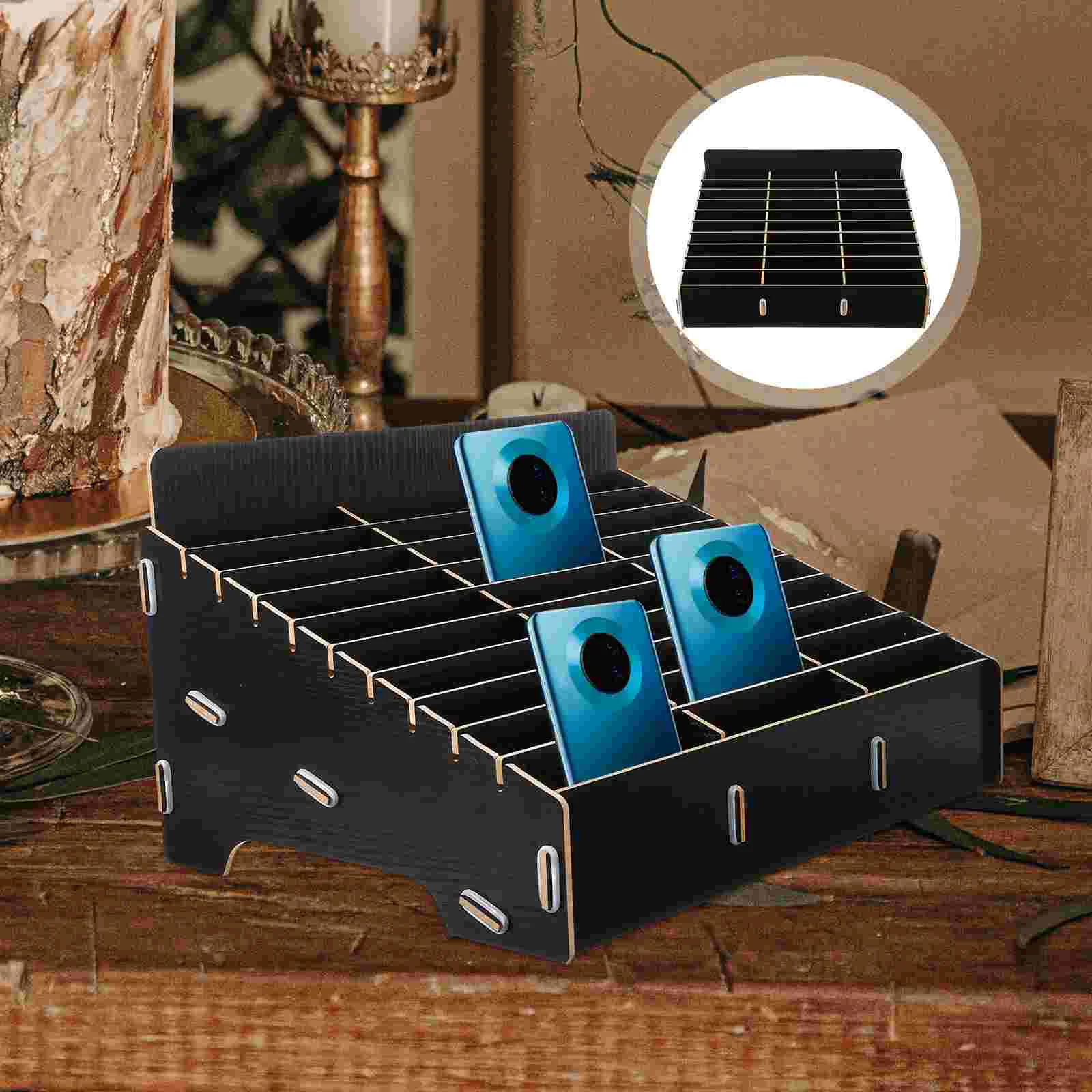 

Женский Ящик для хранения, держатель для настольных телефонов, органайзер для мобильных телефонов