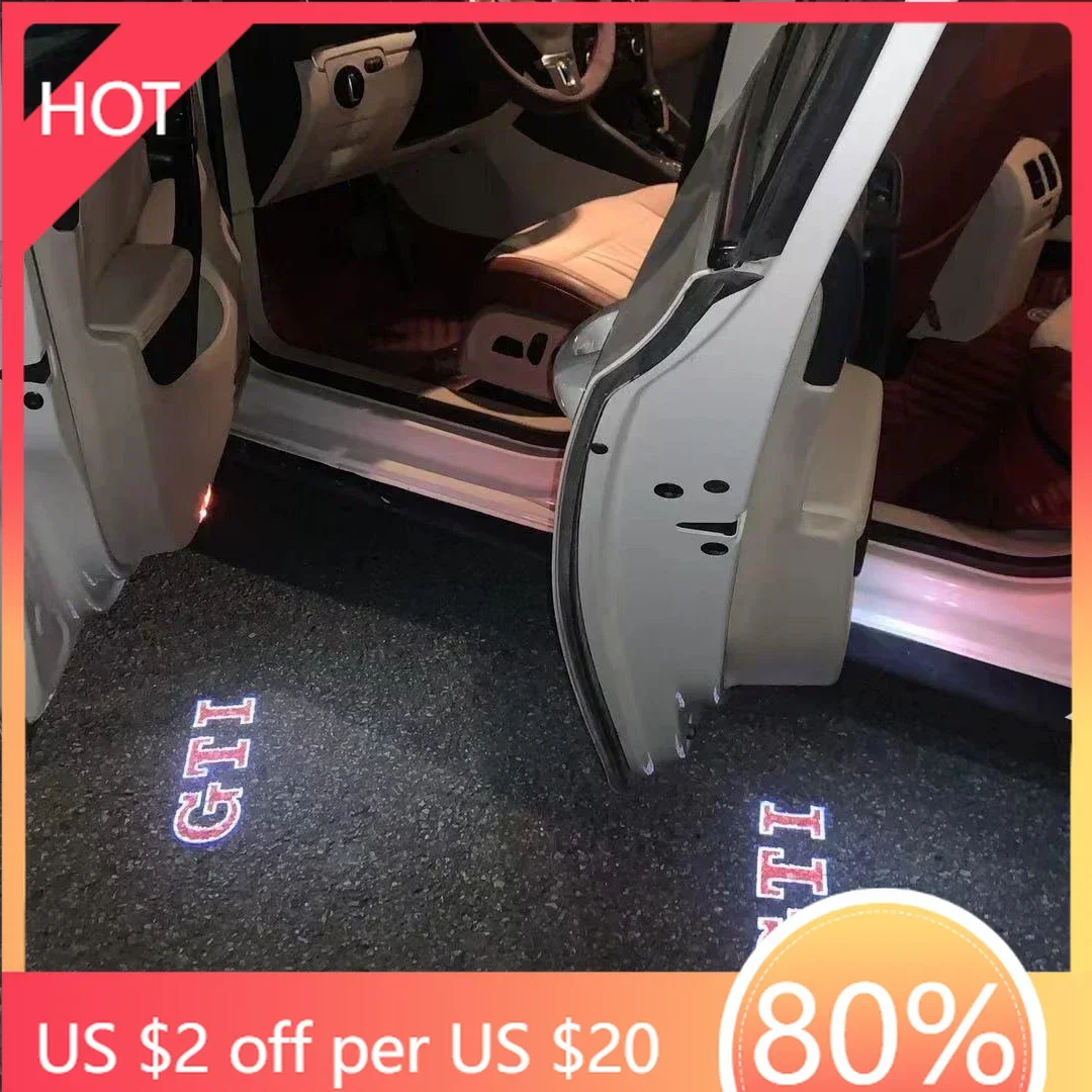 

Новые светодиодные проекторы-подсветки для дверей автомобиля (2 шт.) для VW Volkswagen Golf 3 4 MK3 MK4 2026, Golf 5 6 7 GTI GTD