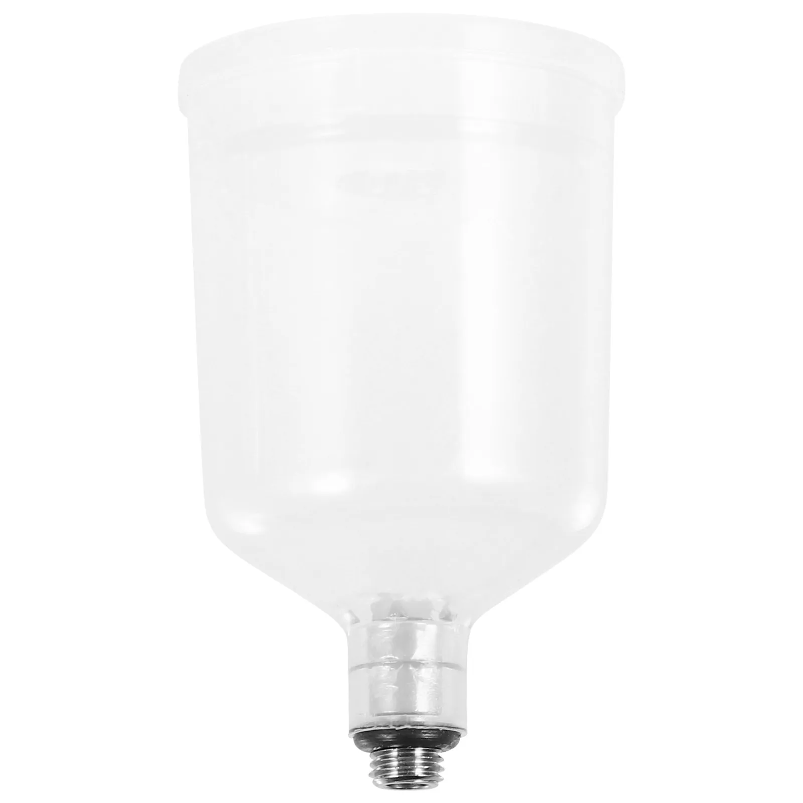 Récipient transparent et amovible pour pigments d'aérographe, grande capacité, en plastique, récipient de remplacement pour peinture en aérosol, réutilisable, pratique pour l'aérographe.