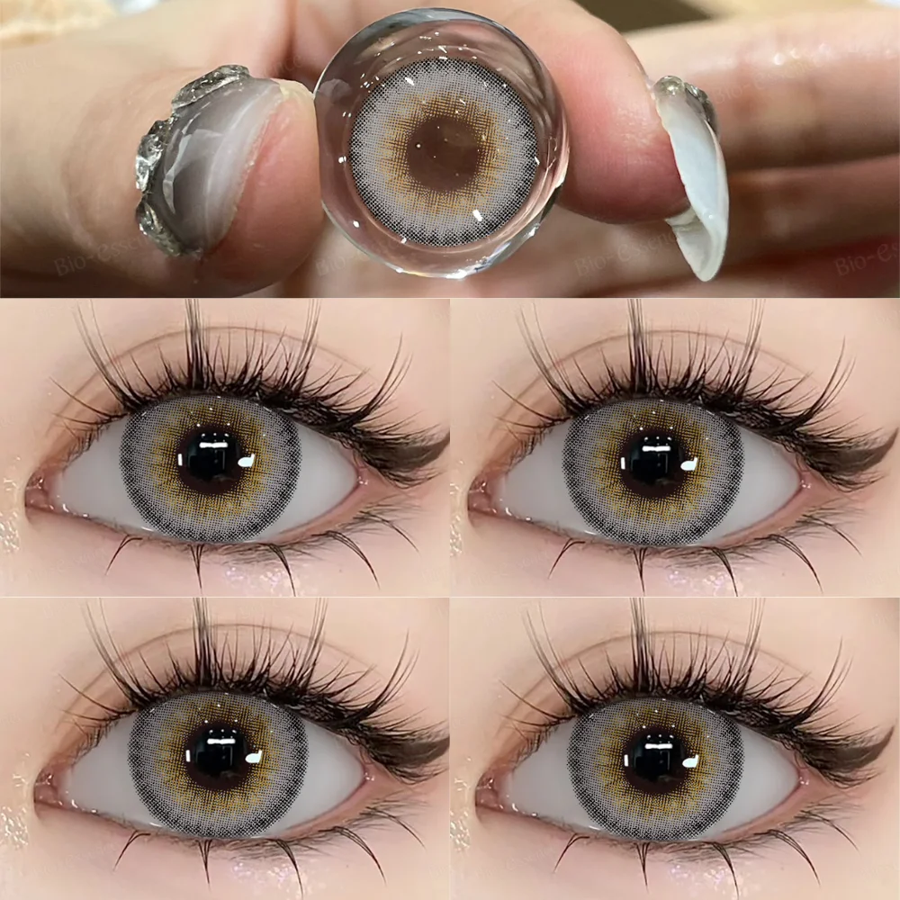 Bio-essense 2 Stück blaue Kontaktlinsen für Augen, natürliche farbige Kontaktlinsen mit blauen Augen, koreanische Kontaktlinsen, jährliche grüne Pupille – Detail 17