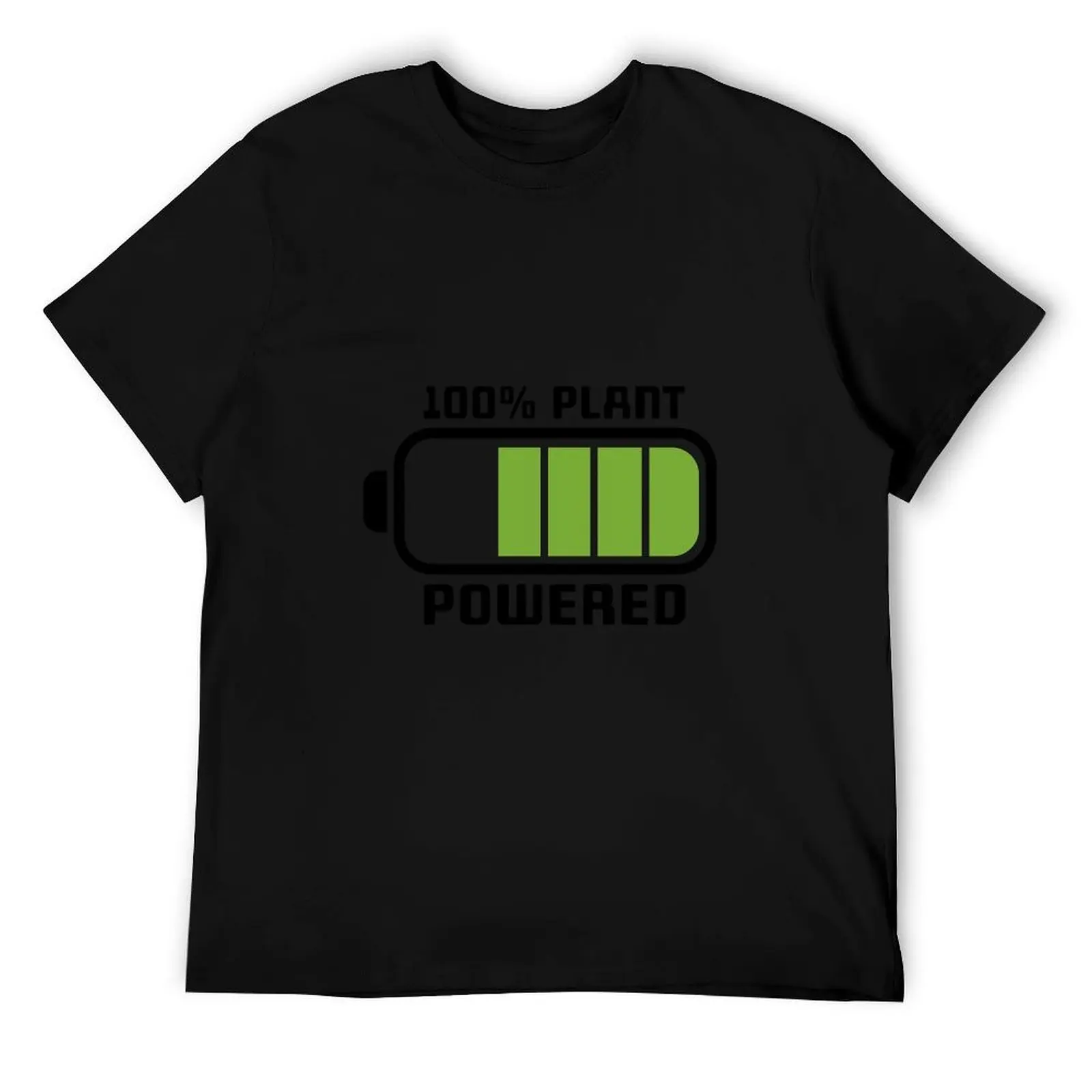 

100% Plant Powered Hand-drawn by Marcus T-Shirt funny t shirts man t shirt man plain T-Shirt