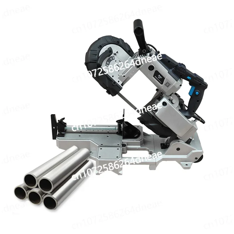 1100W Portable Metal Cutting Saw Spark Free Band Saw Variable Speed Handheld Automatic Disc Cutter for Metal Wood