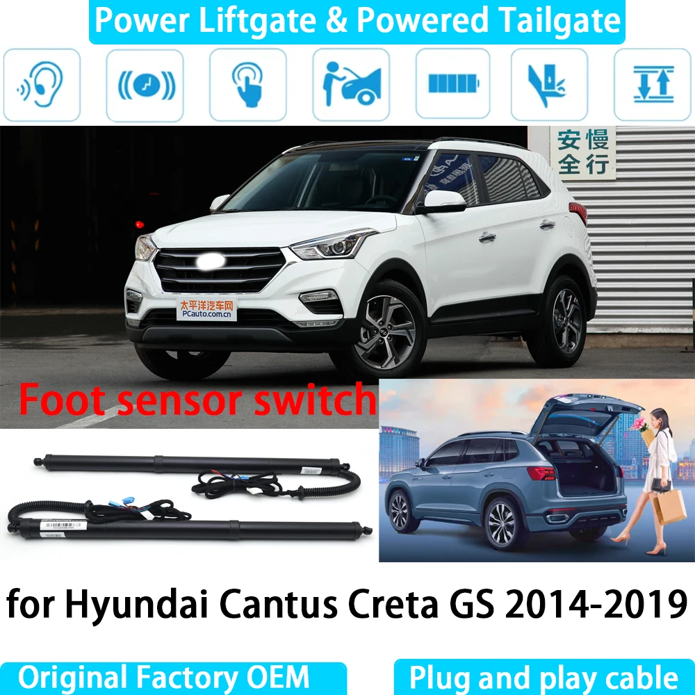 for Hyundai Cantus Creta GS 2014-2019 Automatic Electric Power Liftgate Powered Tailgate Strut Tail Gate Lift System