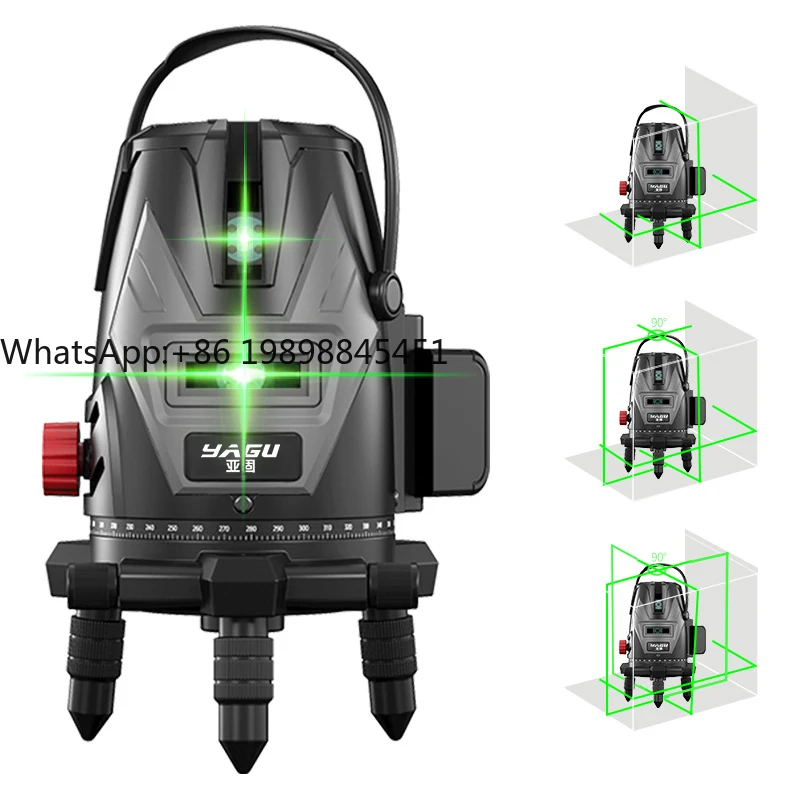 

360 Self-leveling Floor Automatic Rotating Cross Laser Level