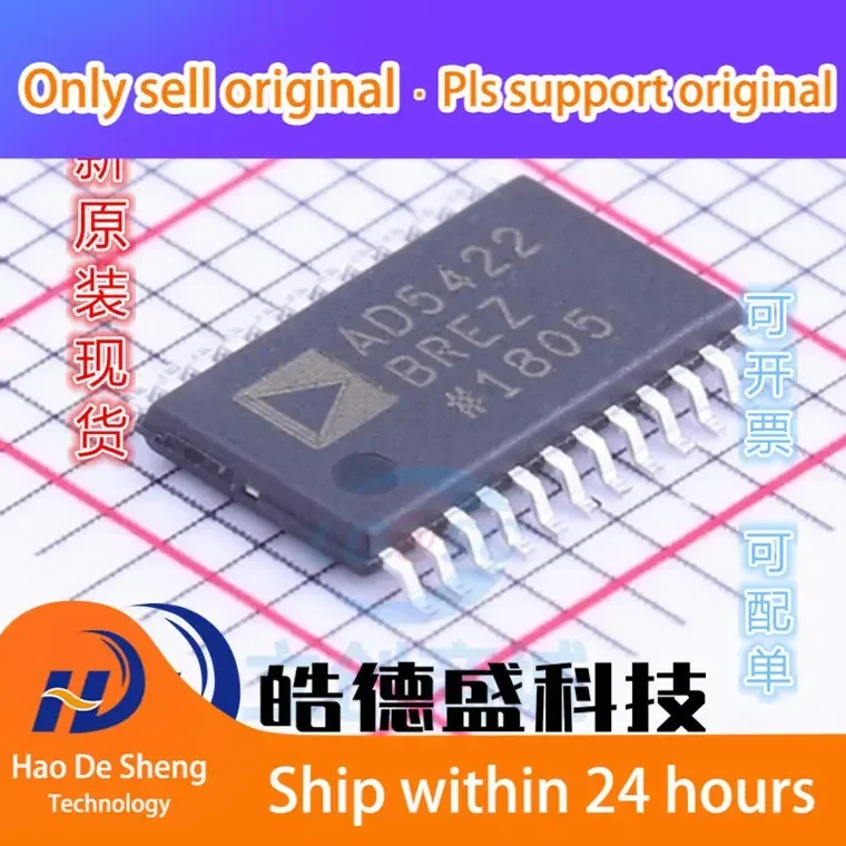 10-pz-lotto-ad5422-ad5422brez-ad5422brez-reel-convertitore-digitale-analogico-nuovo-originale-in-magazzino