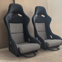 Factory Supply Sale Carbon Fiber Sport Seat Cover Set Modified Race Bucket Seats for Cars