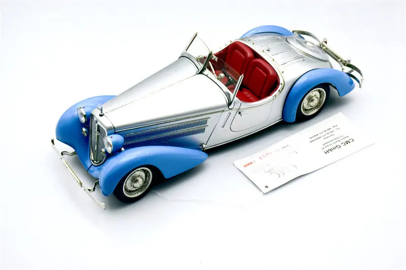 CMC 1:18 Front 225 Roadster 1953 Blue Silver Simulation Limited Edition All Open Alloy Metal Static Car Model Toy Gift
