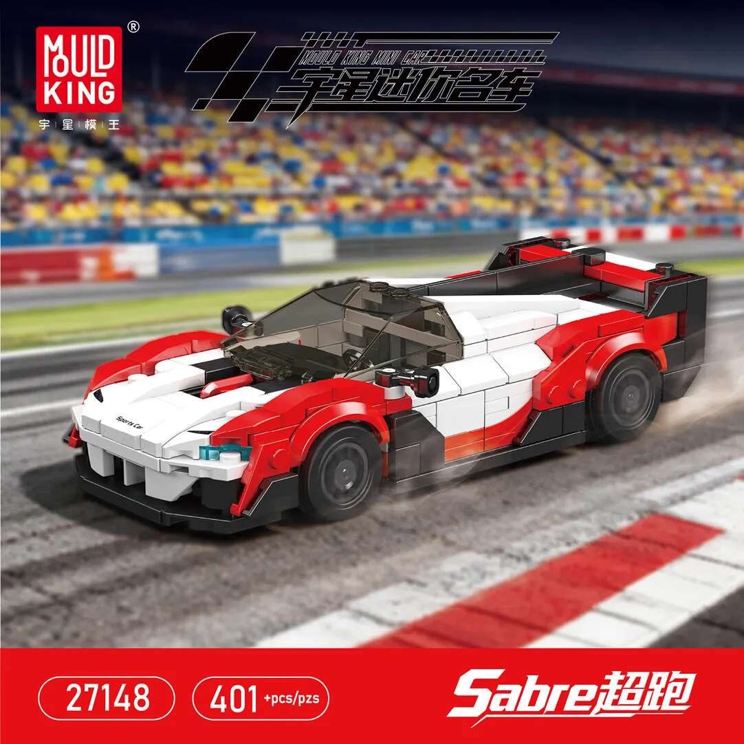 

Mould King Supercar Building Blocks Racing Car Model Educational Assembly Sports Car Toy Ornament Boy Birthday Gift 27145-27148