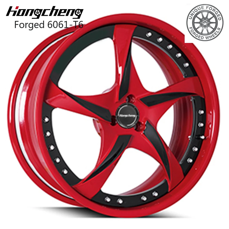 

26 Style Deep Lip Two-Piece Forged Wheels 4x100 5x114.3 5x120 Custom 18 Inch Deep Concave Alloy Rims