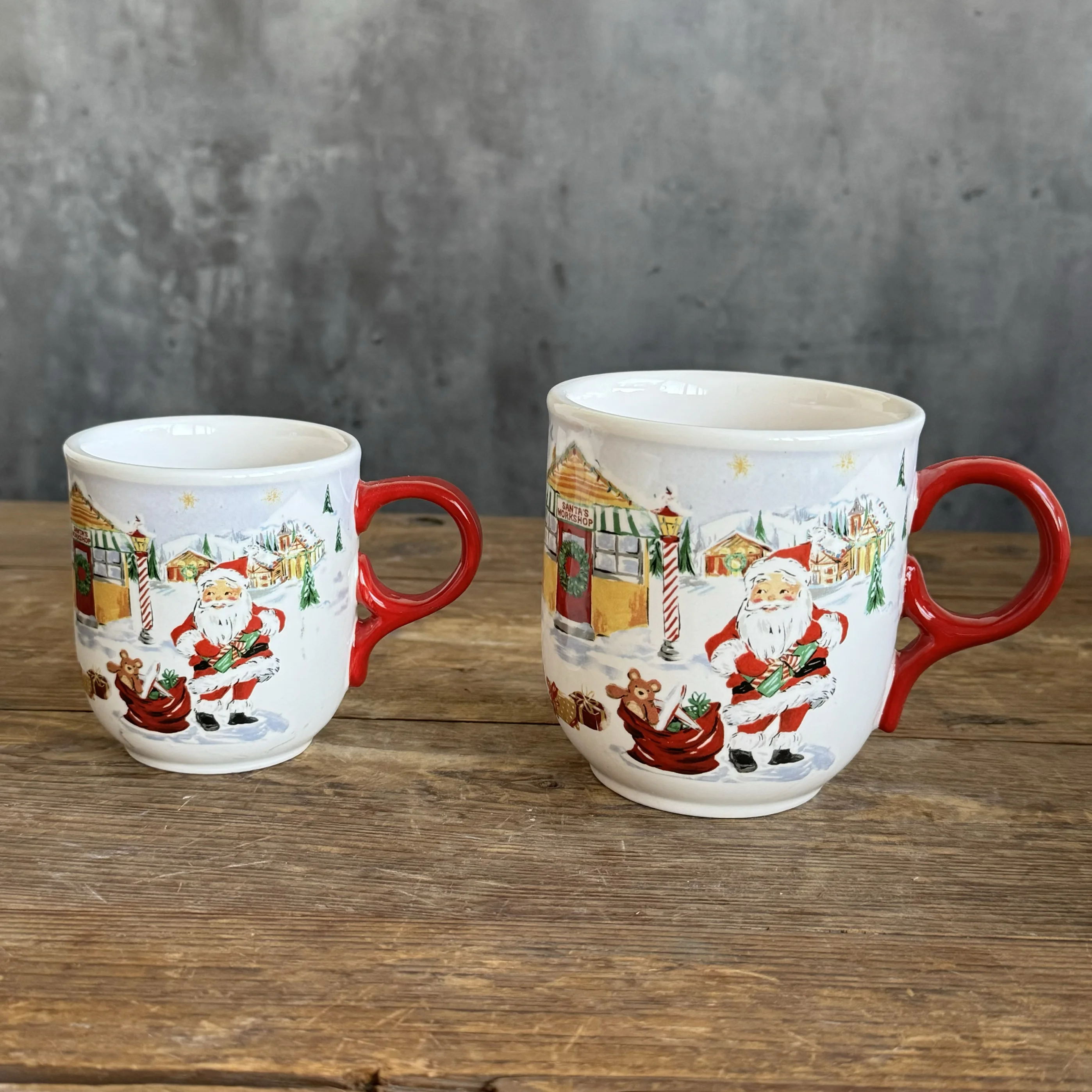 

New Christmas Series Mug Ceramic Large Capacity Office Coffee Cup Water Cup Household Microwave Oven