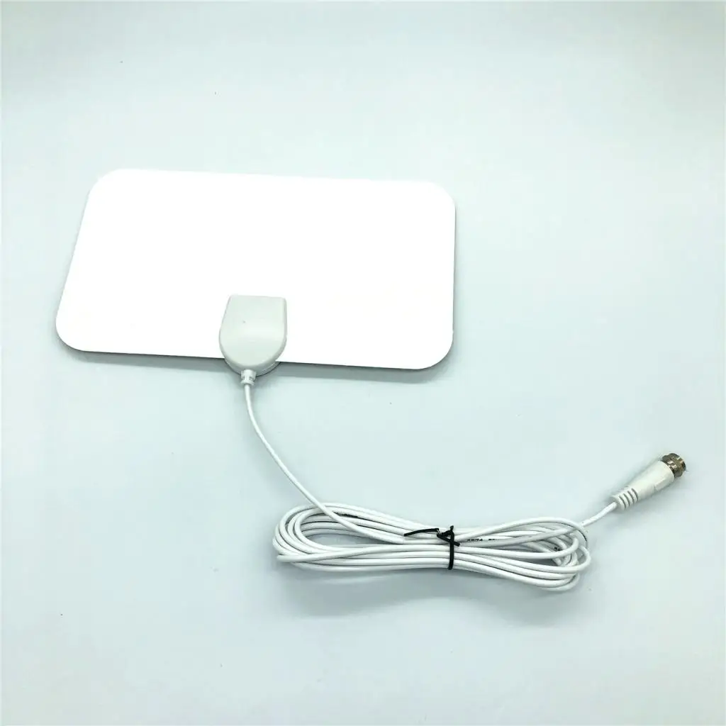 Flat Digital Indoor Amplified TV Antenna with Amplifier 80 Miles Range