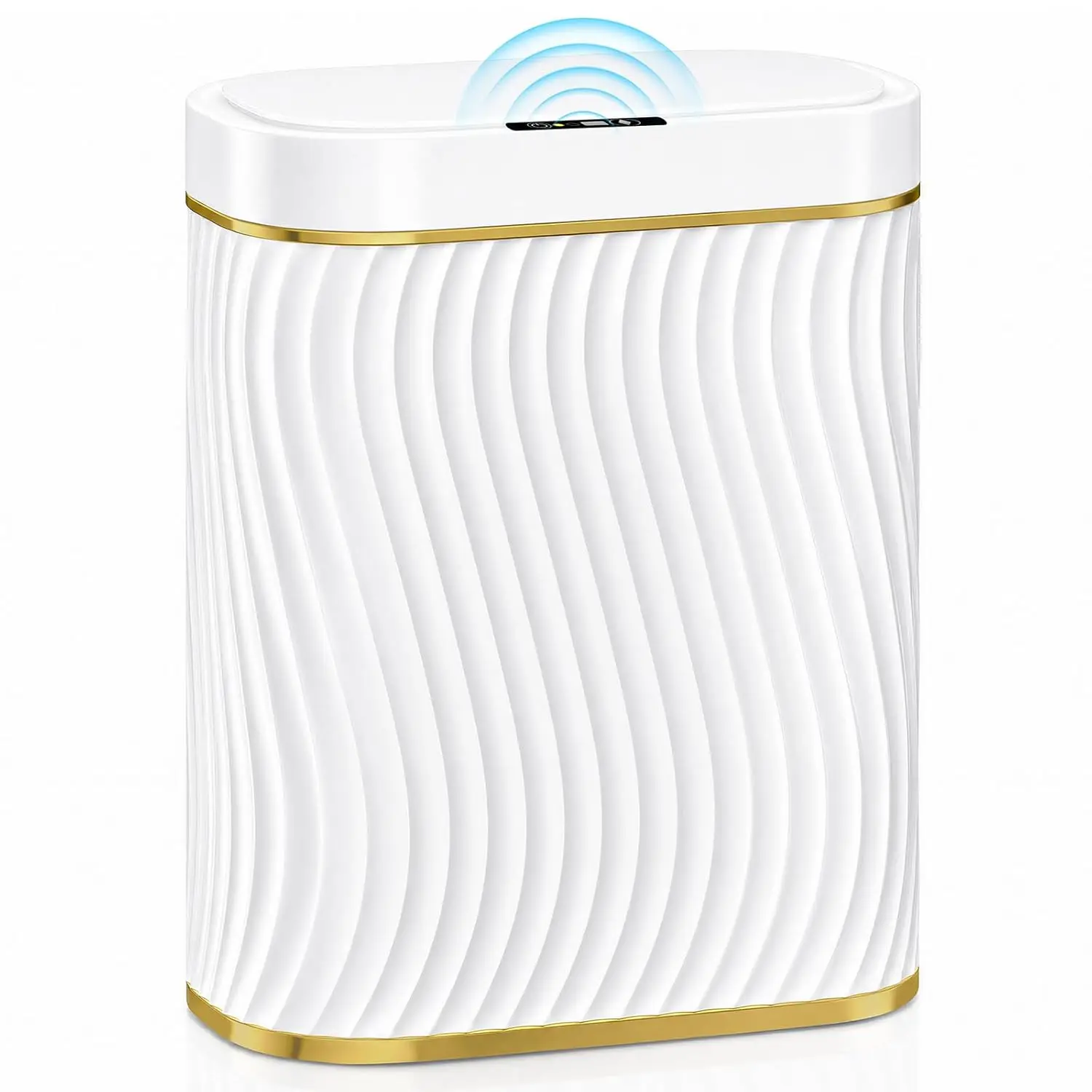 

2.6 Gal Touchless Trash Can, Narrow Automatic Lid Bin for Bathroom, Office, Bedroom