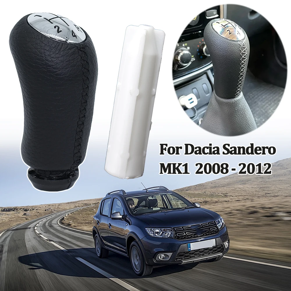 

Matte MT Gear Shift Knob For Dacia Sandero MK1 Megane 2 MK2 Clio III MK3 Sandero Shifter Stick Headball Pen Ball Arm Black Gray