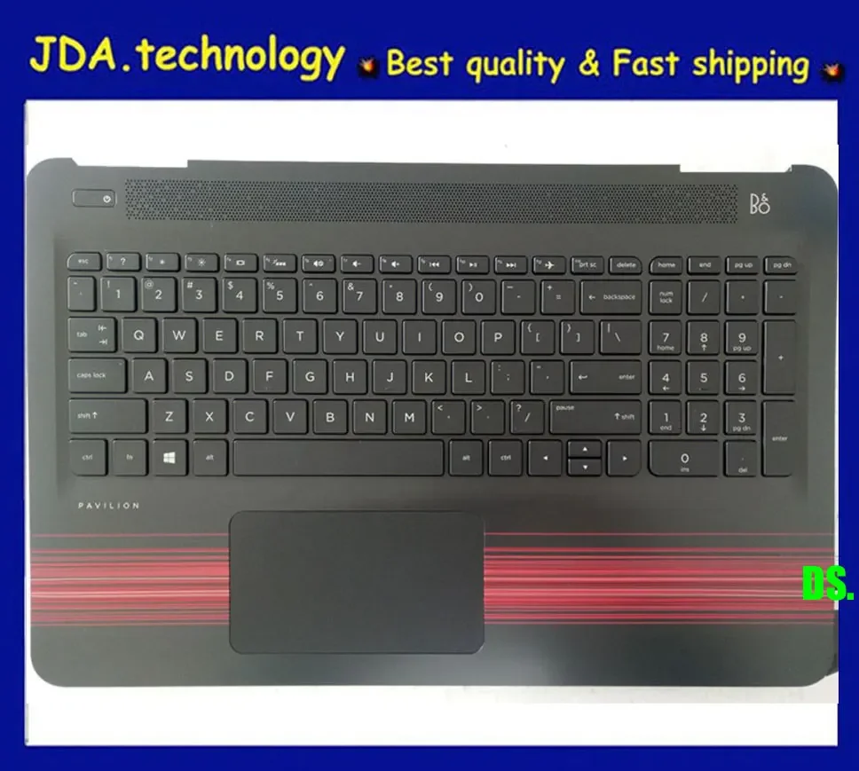 

Geniune Laptop top cover for HP PAVILION 15-AU 15-AU505TX 15-AL Palmrest US keyboard Upper cover W/touchpad, EAG3400407