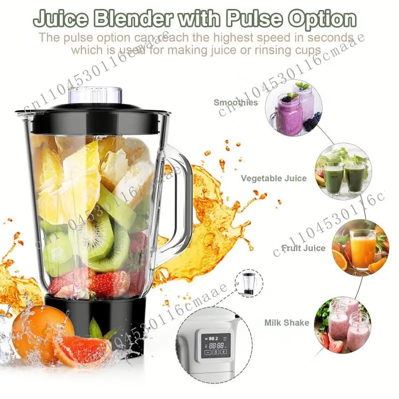 5 in 1 Kitchenware OEM Multifunctional Electric Auxiliary 8L Stainless Steel Mixing Bowl Meat Grinder Vertical Mixer