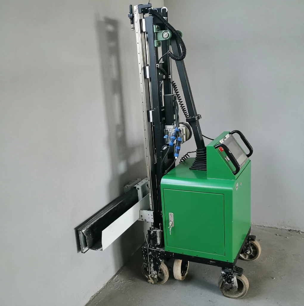Base Wall Plaster Automatic Vertical Robot Stable Operation Rural House Cement Sand Mortar Interior Construction Machinery