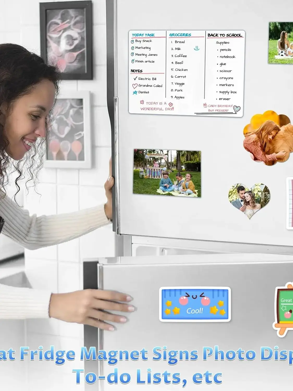 8.3×11.7 Inch A4 5 Sheets Matte Printable Magnetic Sheets for Inkjet Printers, Compatible with electronic die Cutting machines