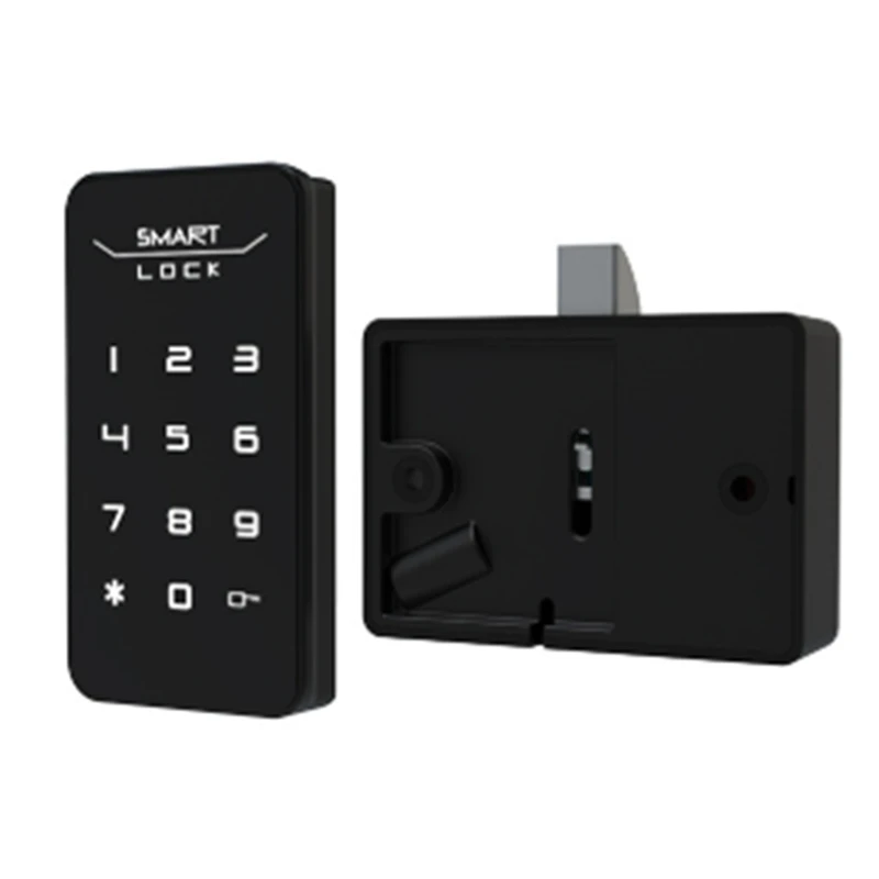 Smart Cabinet Lock Password Drawer Lock Black Combination Security Keyless Cam Lock For School Locker,Gym Locker,Cabinet