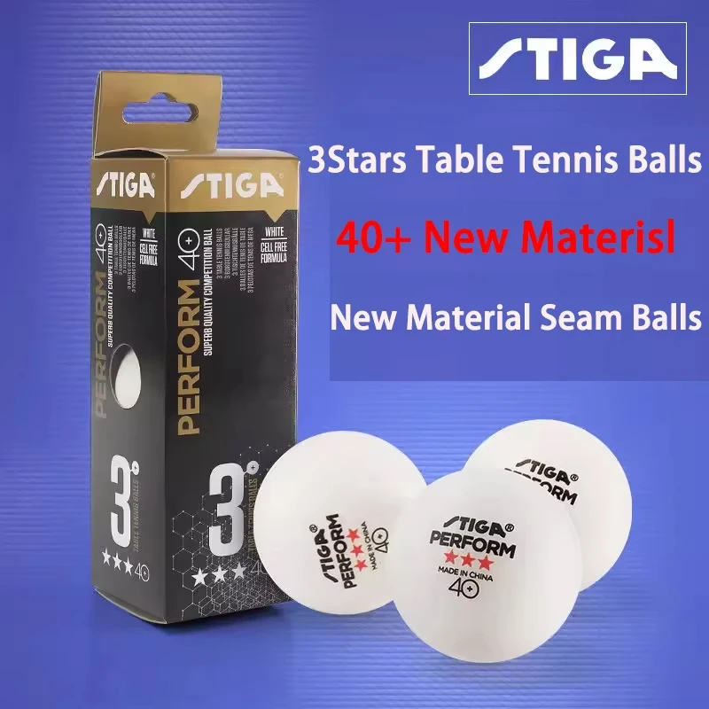 

Durable Genuine STIGA Table Tennis Balls 3Stars 40+ Seamed Ping Pong Balls For Competition Table Tennis Balls Training STIGA