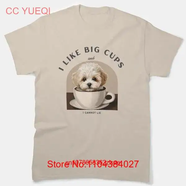 I like big cups coffee maltipoo owner mom dad lover vintage Classic T Shirt long or short sleeves