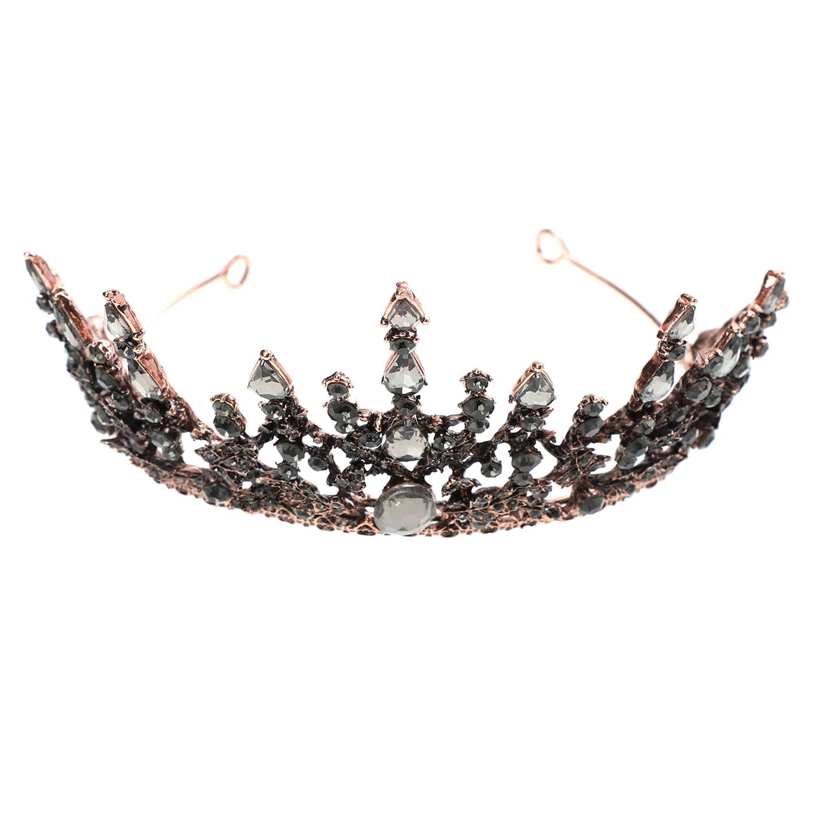 

1pc Birthday Crown Hair Accessory Baroque Rhinestone Tiara For Women Wedding Party Prom Decor Bridal Headdress Alloy Crown Hair