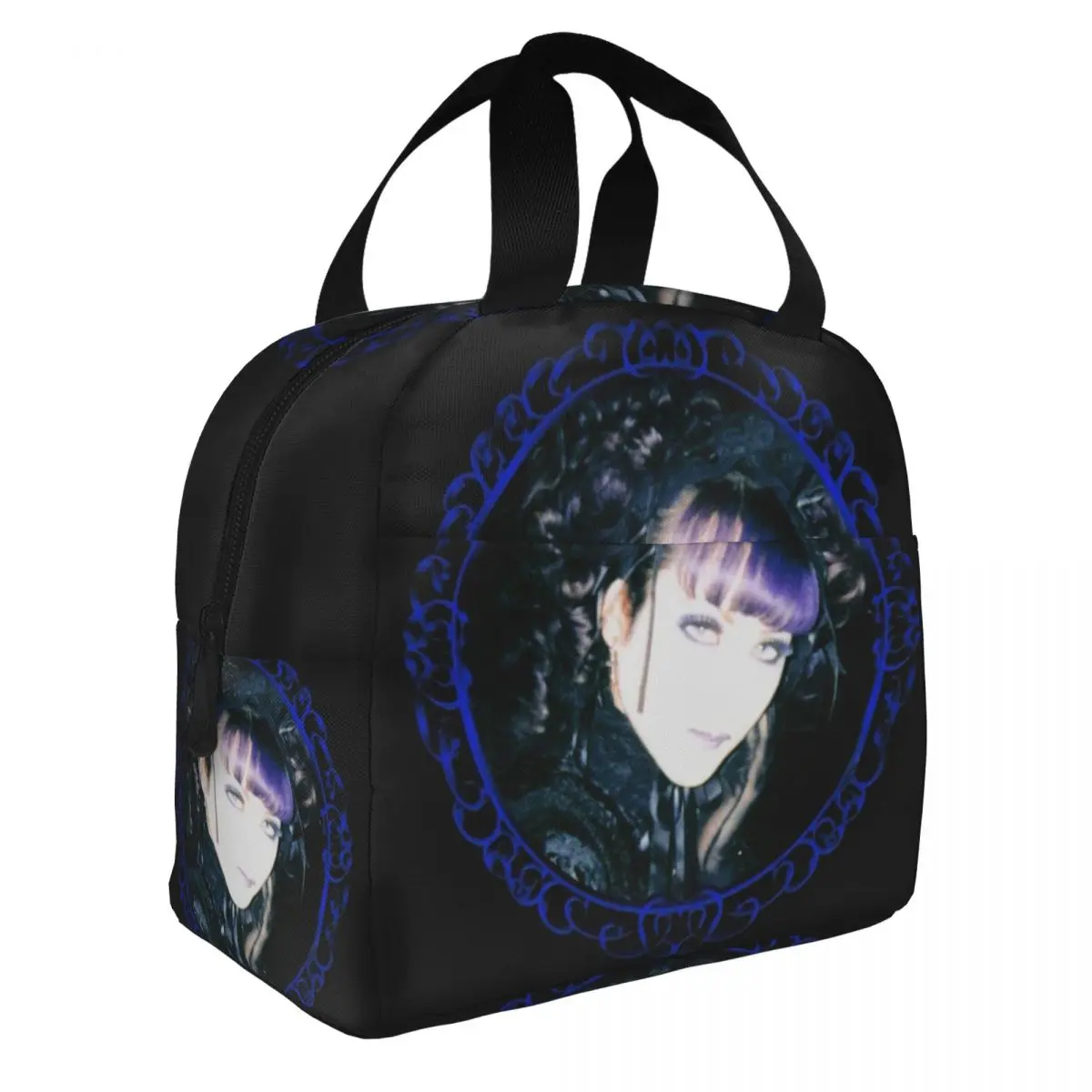 Custom Malice Mizer Mana Sama Moi Meme Moitie Insulated Lunch Bags School Office Waterproof Cooler Thermal Bento Box Women Kids