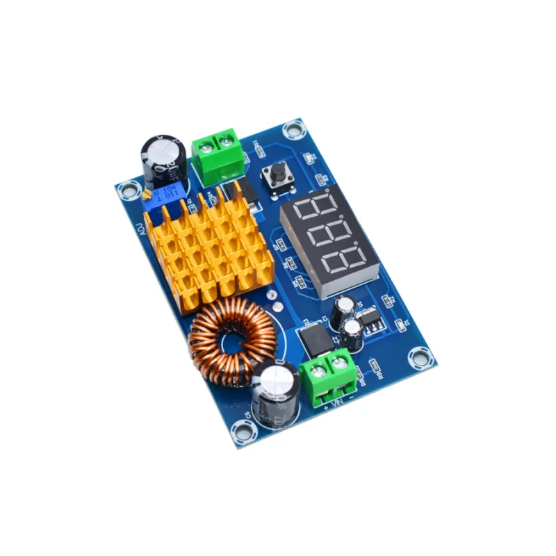 Digital Voltmeter, DC 3V-35V to DC 5V-45V, Step Up Module, Converter Board, 5A Adjustable Power to Voltage