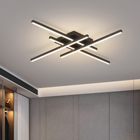 Modern LED Ceiling Light 30/50CM Long Line Square Lamp For Bedroom Living Room Hotel Study Living Room Indoor Lighting Fixyures