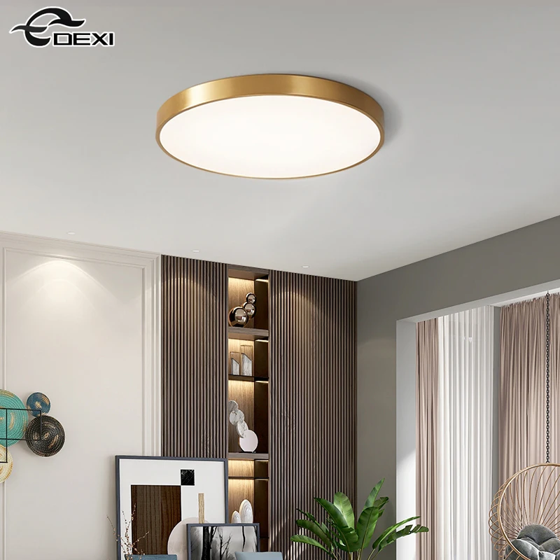 Modern living room LED ceiling lights kitchen aisle balcony energy-saving lamps bedroom round lighting study office lamps Wholes