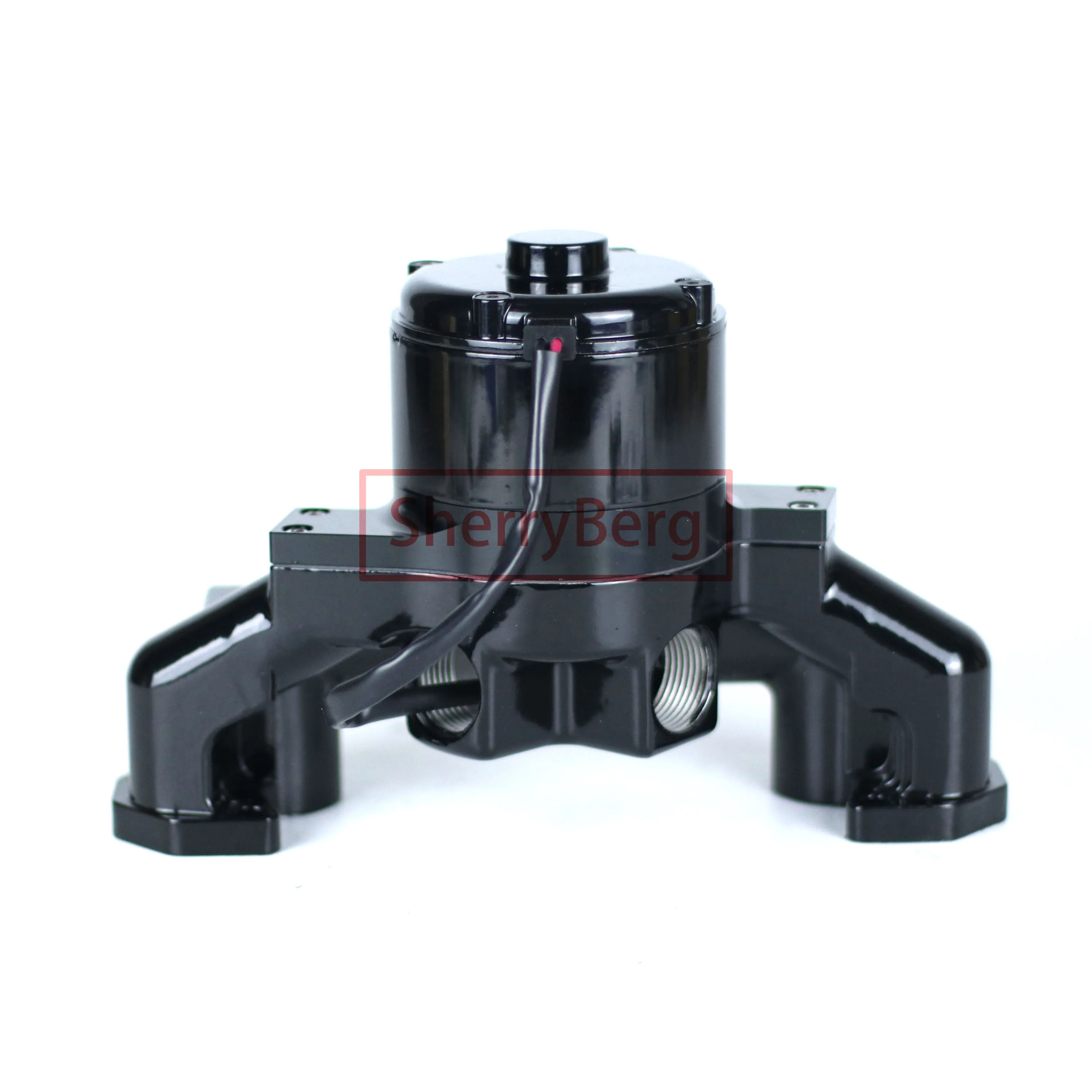 SherryBerg New Racing Engines Electrical WaterPump CNC for LS LS1 LS2 LS6 6.0 Electric Water Pump Aluminium Black Color