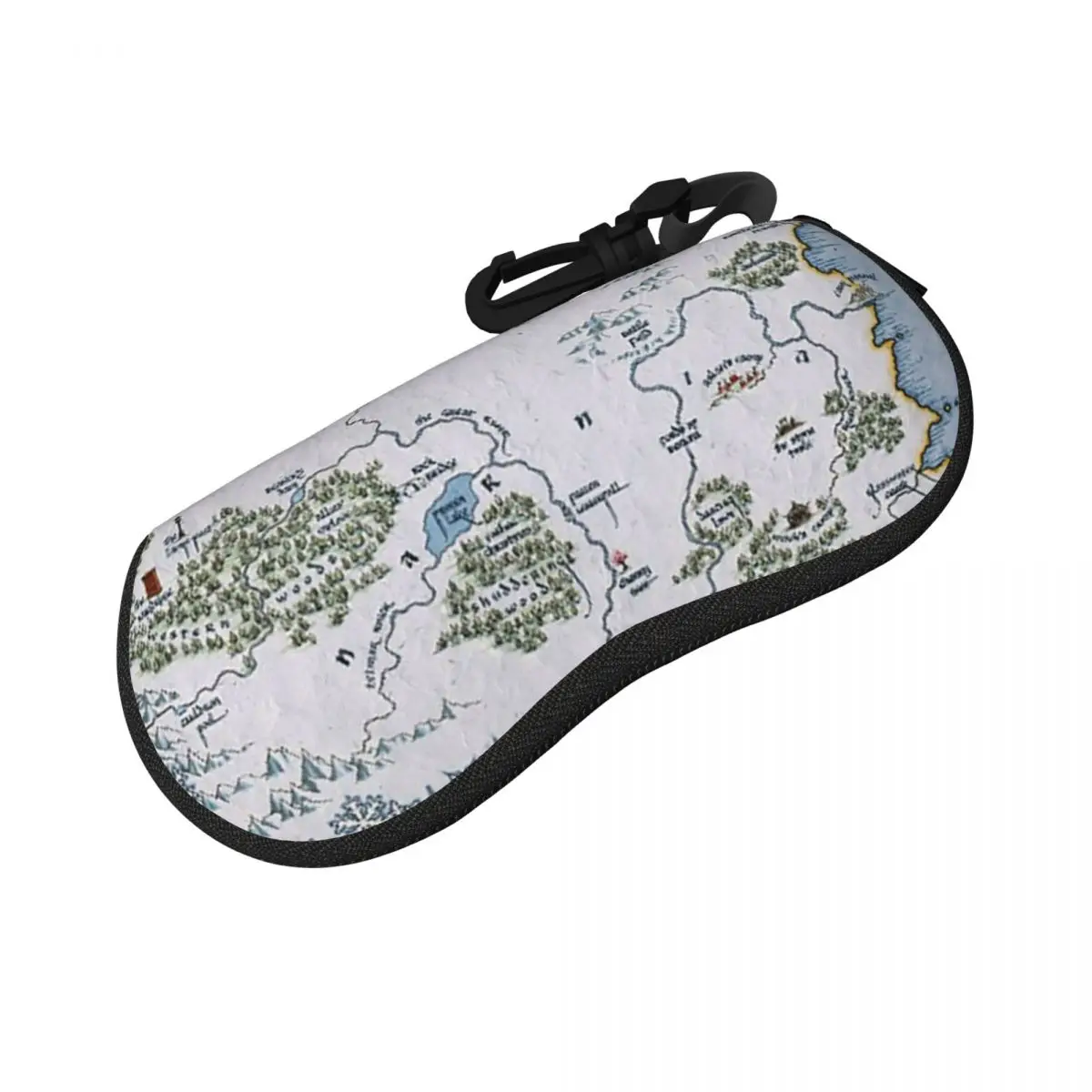 Narnia Kaart - Chronicles Of Narnia Shell Brillenkoker Draagbare Zonnebrillendoos Dames Heren Zacht Brillentasje