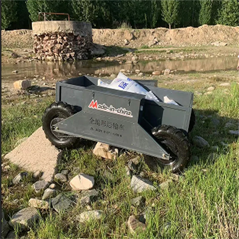 【2026】مركبة تسلق النقل الزراعي بجهاز التحكم عن بعد لجميع التضاريس، أداة نقل بأربع عجلات