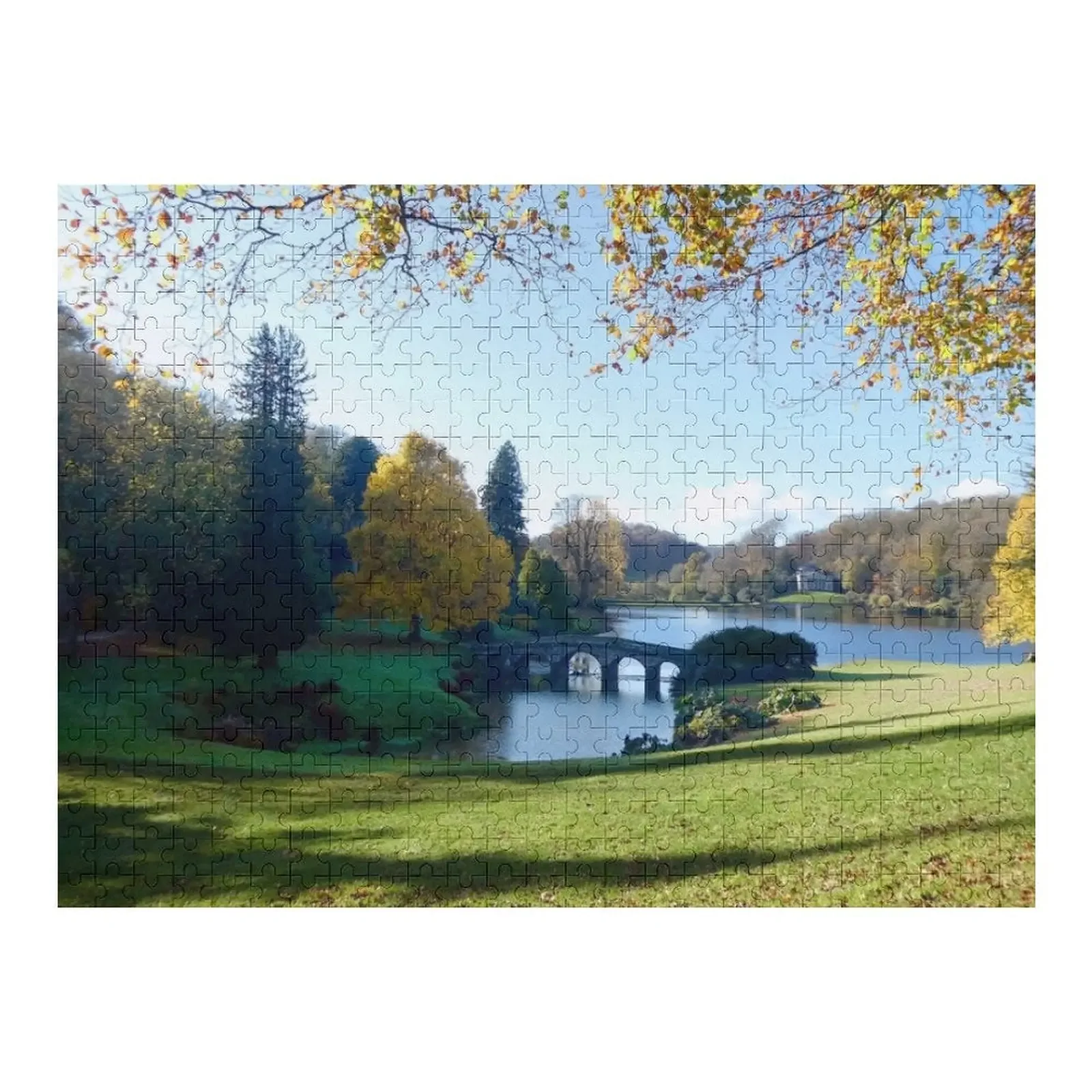 

Стоурхеровое озеро, вид на Пантеон Деревянный пазл для взрослых Деревянный подарок на заказ Деревянный пазл для взрослых