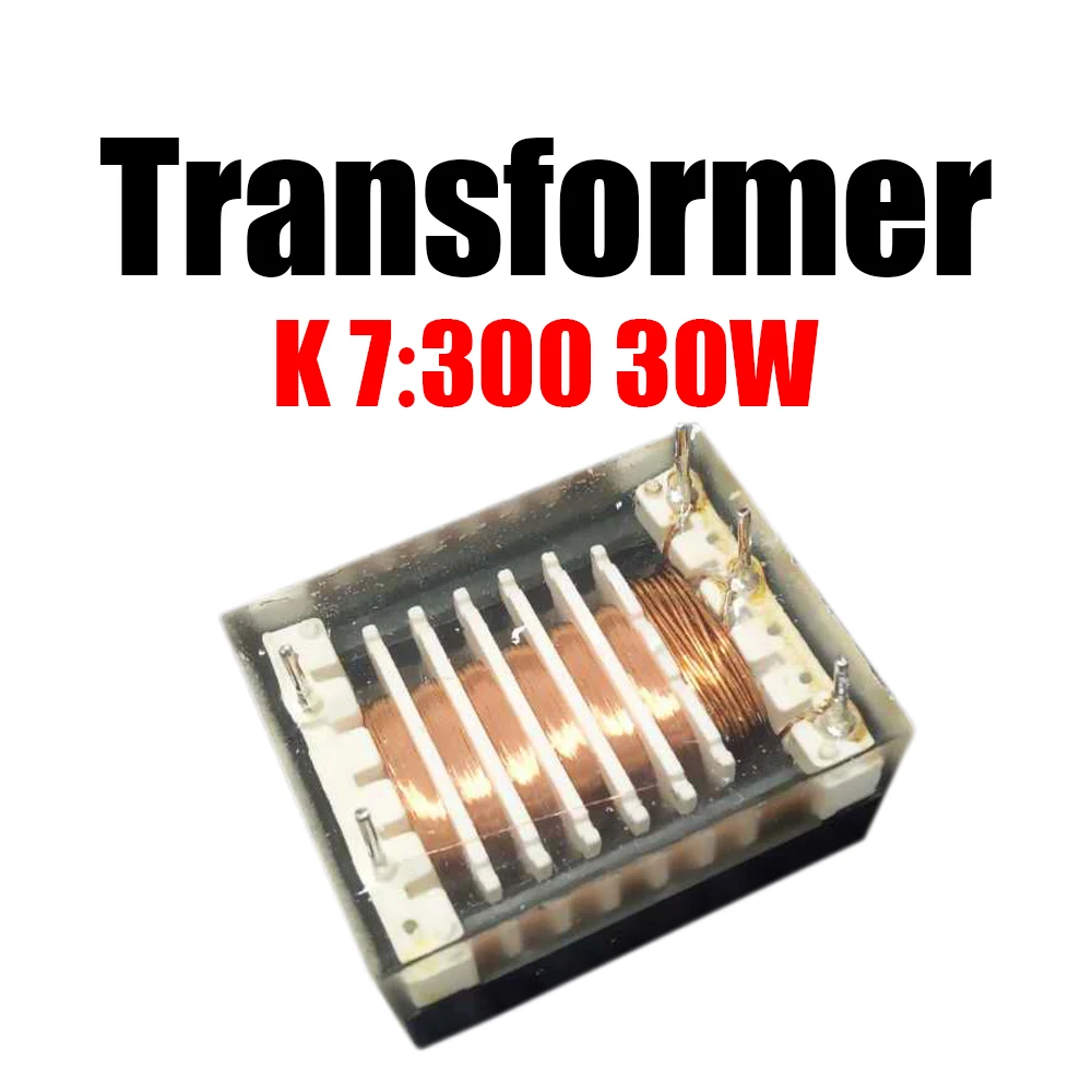 Inductance 9H turns ratio 70:3000 square 5-pin transformer resin potting waterproof booster pack 30W