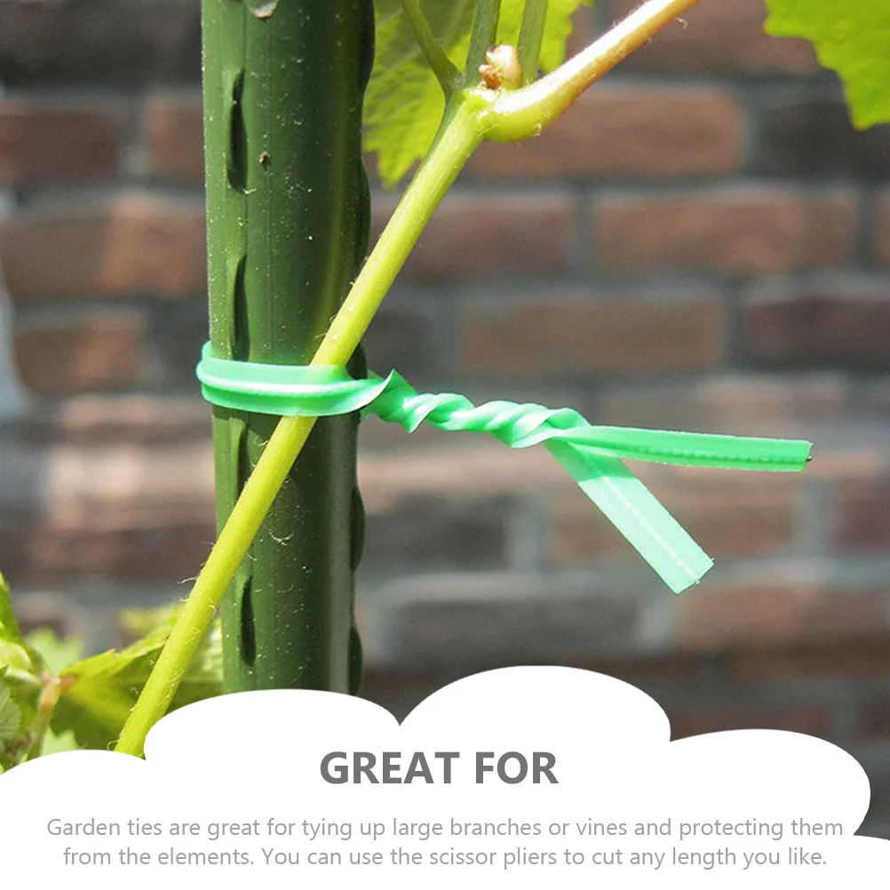 

500 Pcs Gardening Tie Flexible Tool Garden Wire Cable Ties for Plants Binding Strap DIY Fixing Strap Plant Branch Fixing Tool