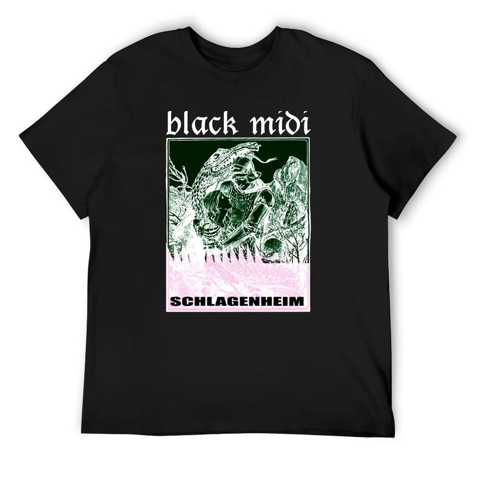 Black Midi Schlagenheim Esr T-Shirt graphic t shirts oversized t shirt slim fit t shirts for men