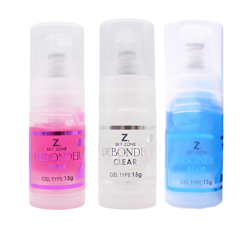 5 Bottles Sky Zone Debonder Remover for Eyelash Extensions Fast Sensitive Original Korea 15g Sky Glue Gel Remover No Burning