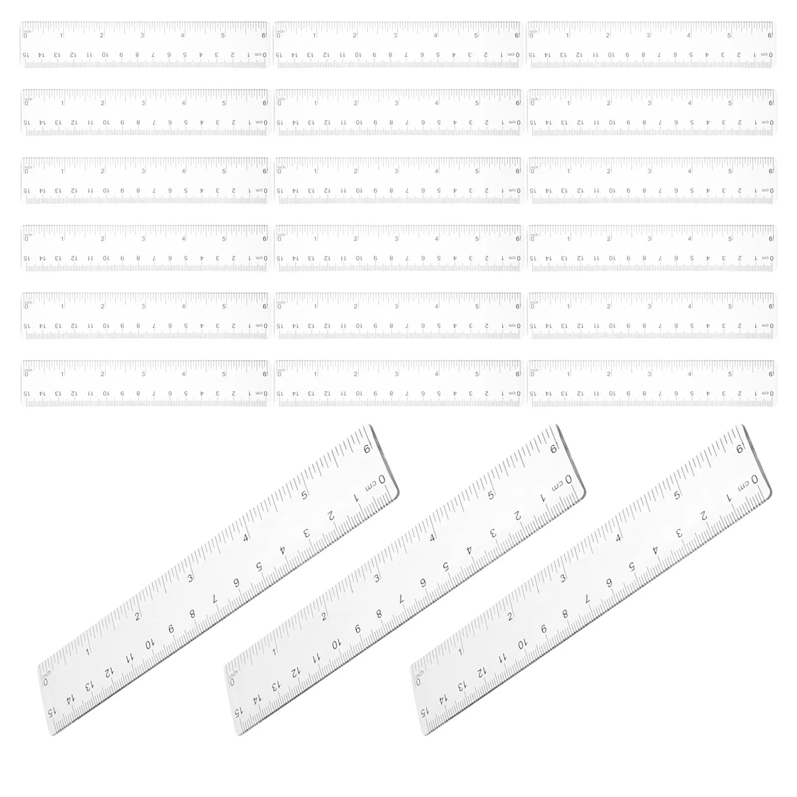 50-reglas-de-plastico-transparente-de-6-pulgadas-15-cm-con-escala-metrica-y-en-pulgadas-de-doble-cara-regla-multiusos-para-medir-dibujar-arquitectura-y-escuela