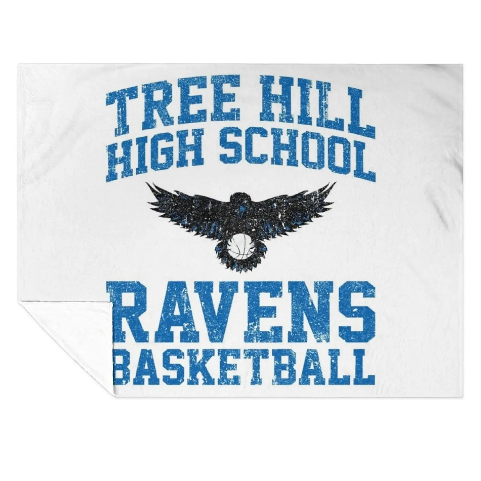 

Tree Hill High School Ravens Throw Blanket Sofas anime Soft Plush Plaid Bed covers Blankets
