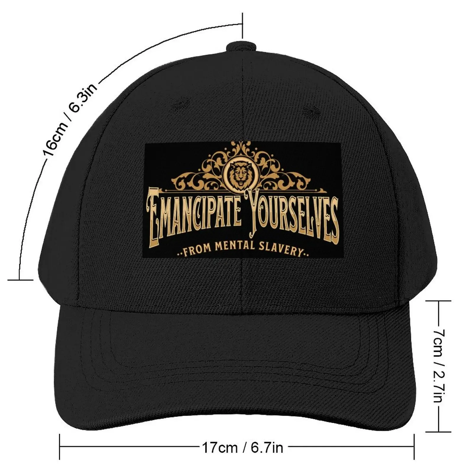 Emancipate Yourselves From Mental Slavery Baseball Cap summer hat Wild Ball Hat Sun Hat For Children derby For Women Men's