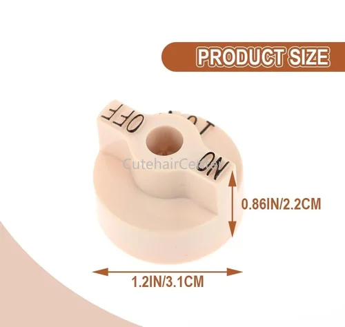 Imagen 2 del producto Perilla de Control de temperatura de repuesto, termostato 1751-012, 700-506, válvula de Gas para freidora de Gas, horno, chimenea, Caldera, 4 unidades