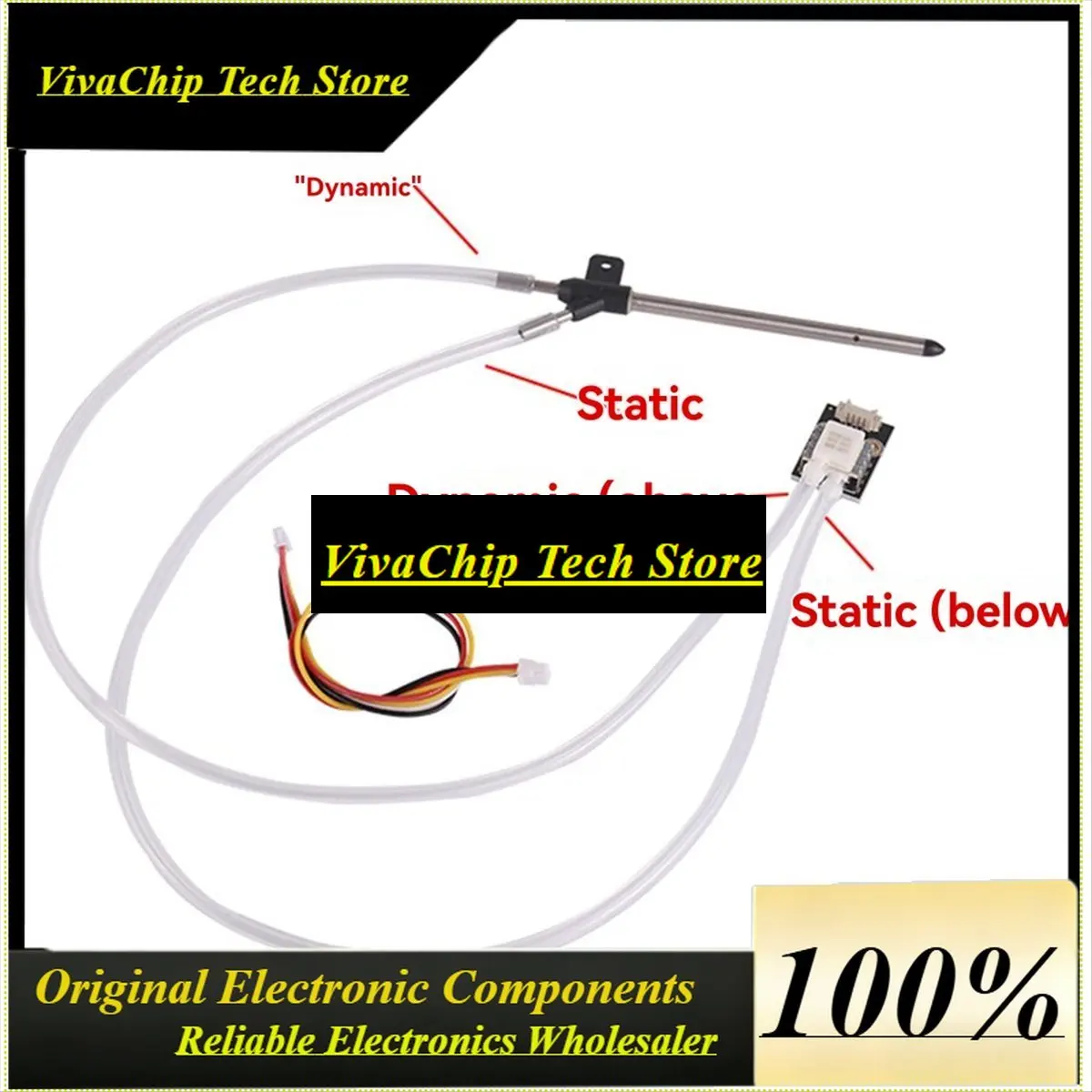 VivaA26Z PX4 Differential Airspeed Differential Pitot Differential Pressure Sensor Digital Airspeed Meter Module