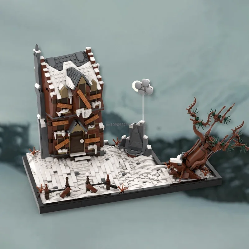 

Набор строительных блоков «Волшебный мир волшебников»: Кричащая хижина, Дерево-волкодав, 451 деталь. Подарки на день рождения и Рождество для детей.