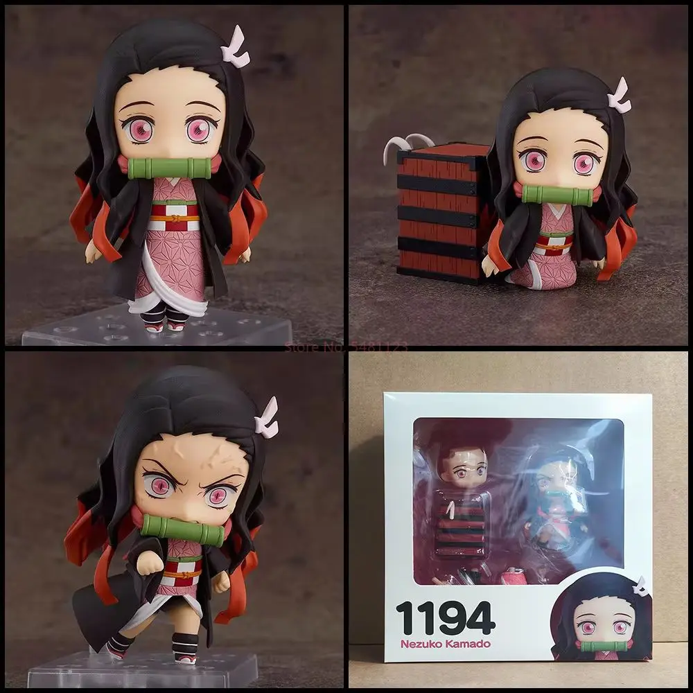 

#1194 #1948 Demon Slayer Series Anime Toy Kamado Nezuko Cartoon Figures Figma 508 Movable Doll Set Collection Surprise Gift