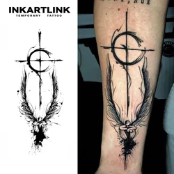 Angel's Confession Temporary Tattoo,Lasts To 15 Days New Technology Magic Waterproof Semi Permanent Sticker.