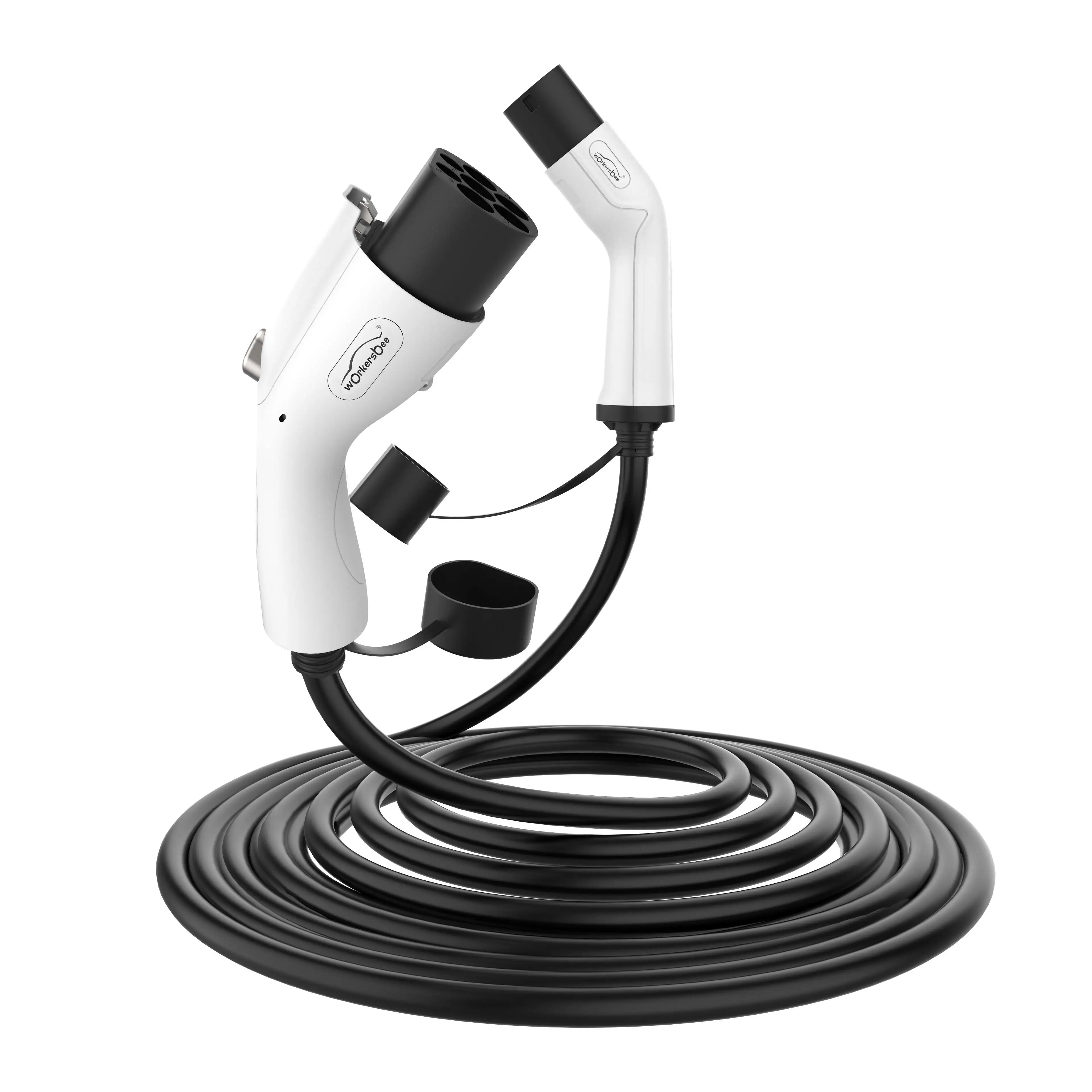 22KW Type 2 To Gbt Ev Fast Charging Cable For Connecting Electric Vehicle Inlet And Ev Charging Pile