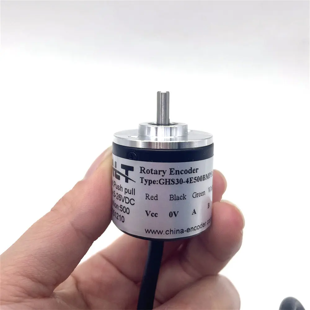 2026 Small Size 30mm GHS30 4MM Solid Shaft Encoder 100ppr 200ppr 360ppr 600ppr 1024ppr Push-pull Output